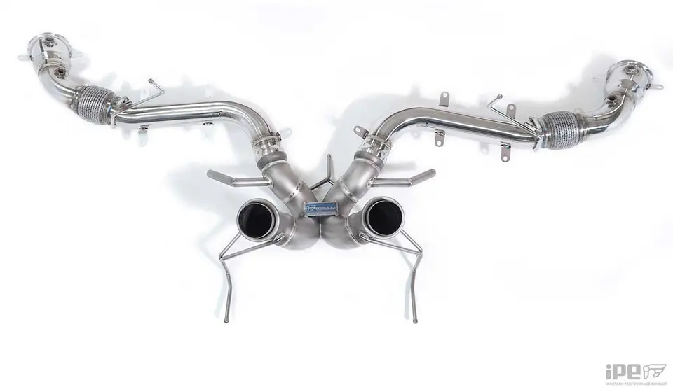 iPE cat pipes for McLaren 600LT
