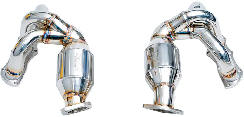 iPE headers for Porsche 981 Cayman GT4